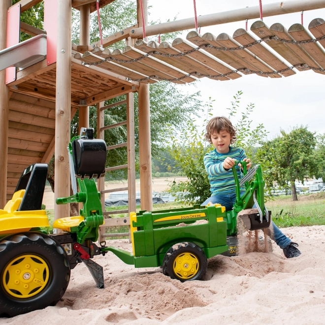 Prikolica Rolly Toys John Deere s otvarajućim stranicama