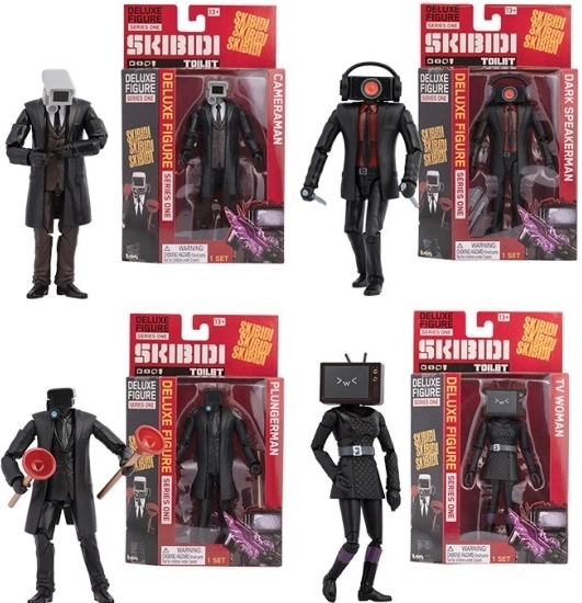 Skibidi WC - DeLux kolekcionarske figurice 15 cm