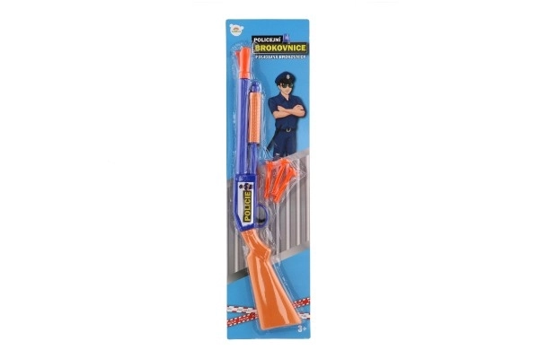 Plastični pištolj na vakumske čašice 48 cm s tri metaka