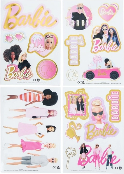 Vodootporne višekratne Barbie naljepnice