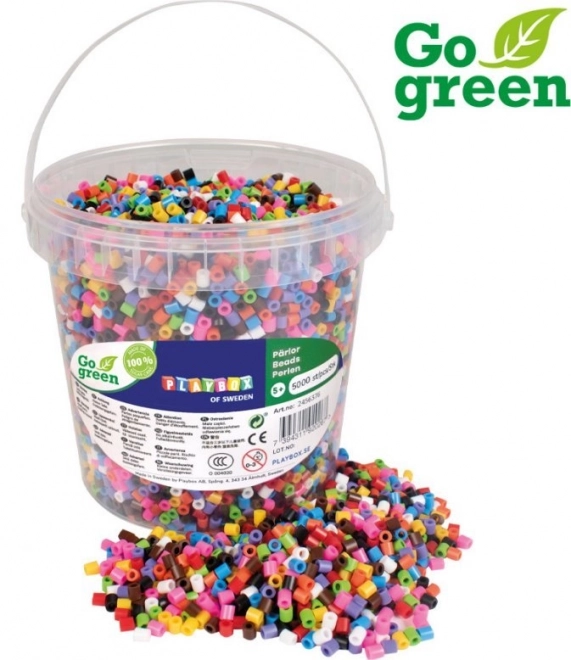 Glačalne perlice Playbox Go Green u kanti 5000 kom
