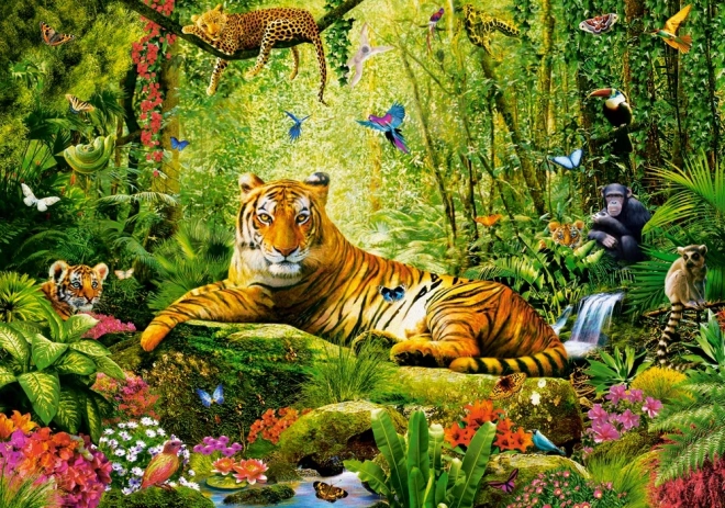 Puzzle 500 Dijelova Njegovo Veličanstvo Tigar