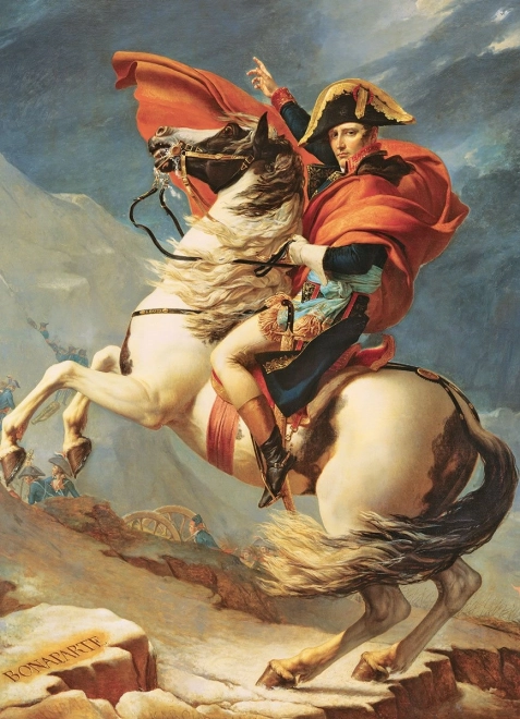 Eurographics puzzle Napoleon prelazi Alpe 1000 dijelova