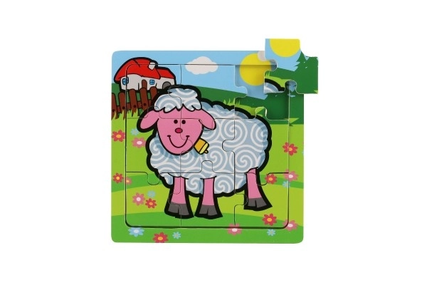 Mini slagalica Moje prve životinje - 9 dijelova
