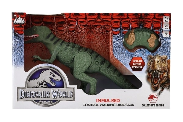 Hodajući IC Velociraptor plastika 50cm na baterije sa zvukom i svjetlom u kutiji 53x32,5x12cm