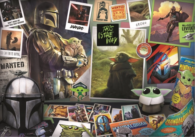 Puzzle 1000 komada Kolekcija Grogu Mandalorian