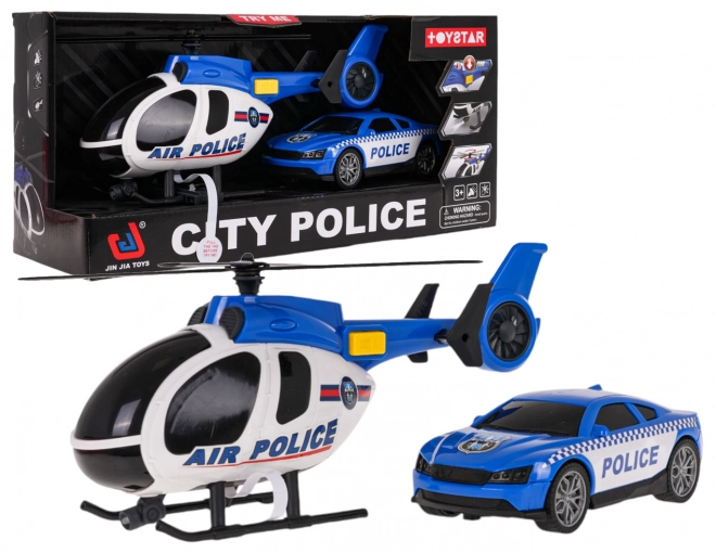 Set helikopter + policijski auto
