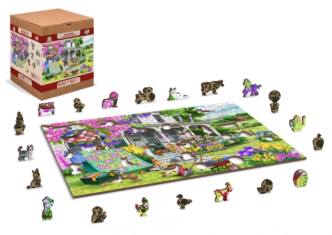 Drvene puzzle Seoski vrt od WOODEN CITY