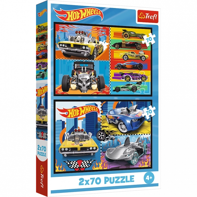 Slagalica 2x70 Automobili Hot Wheels