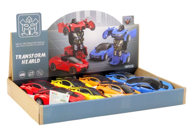 auto-robot 2v1 promjenjivi robot u 4 boje