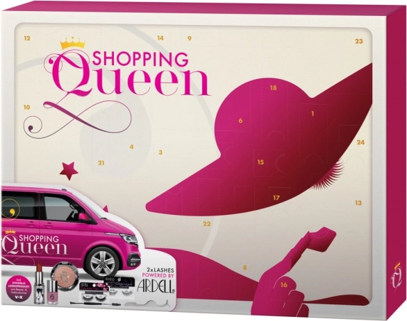 adventski kalendar SHOPPING QUEEN s kozmetikom i umjetnim trepavicama ARDELL