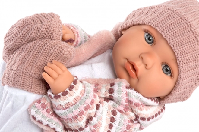 Llorens Baby Julia - realistična lutka sa zvukovima i mekim platnenim tijelom - 42 cm