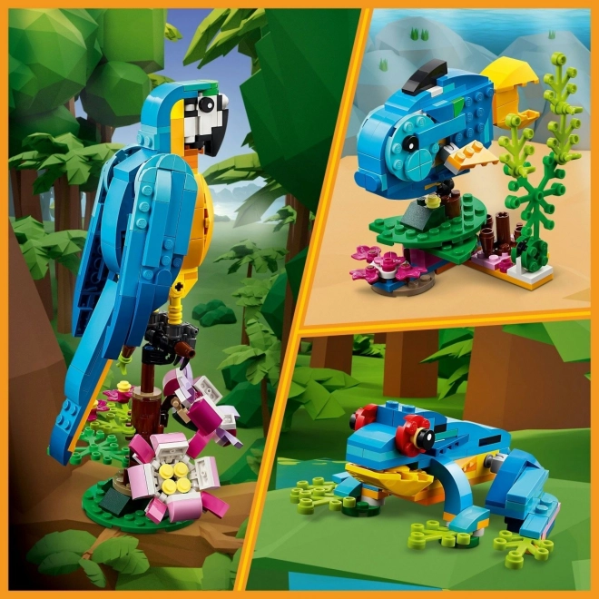 LEGO Creator 3u1 31136 Egzotična papiga