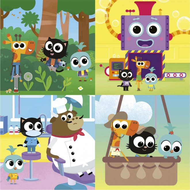 Educa Puzzle Milo 4 u 1