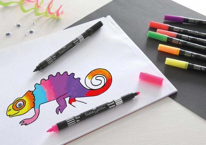 Faber-Castell Neon dvostruki flomasteri - 10 boja