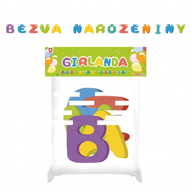 Papirnata girlanda Bezva Rođendan