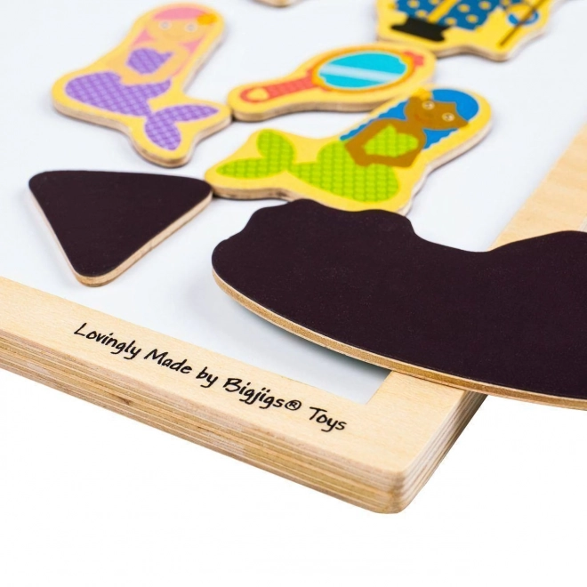 Bigjigs Toys Drvena magnetska ploča