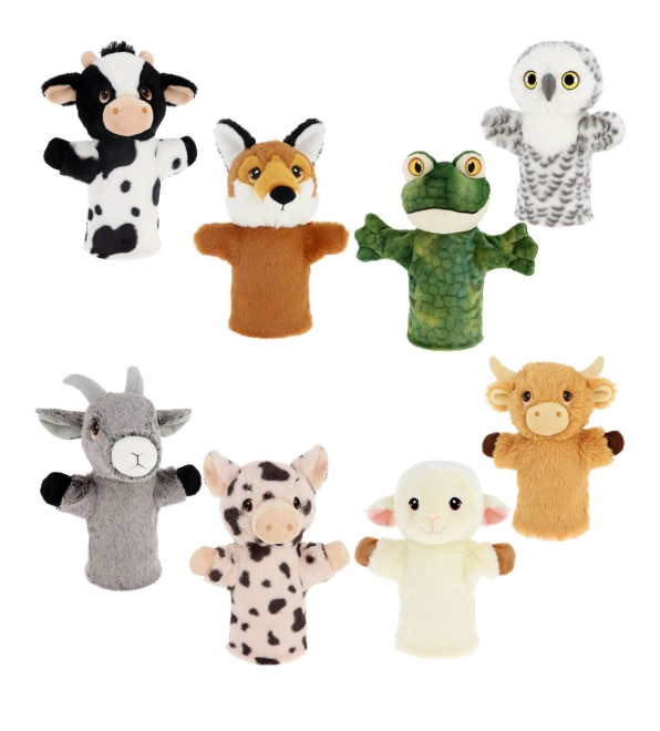 Keel Toys SE3077-1 Keeleco Koza - eko plišana lutka na ruku 27 cm