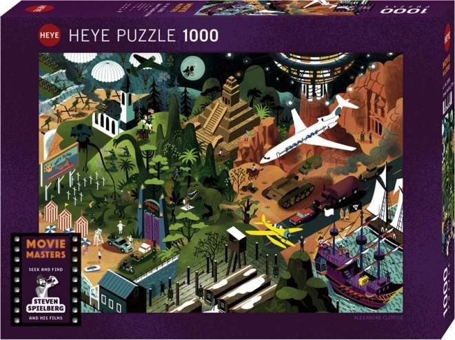 Heye puzzle Filmski majstori: filmovi Stevena Spielberga 1000 komada