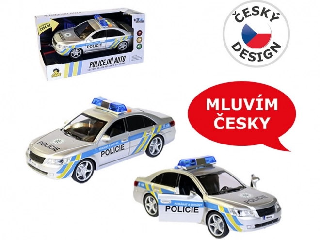 Policijski automobil s češkim glasom