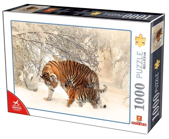 DEICO Puzzle Tigar s mladuncem 1000 dijelova