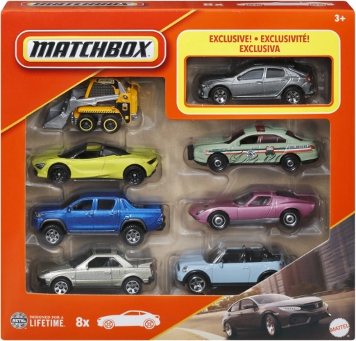 Set autića MATCHBOX 1:64 – 8 komada (mix)