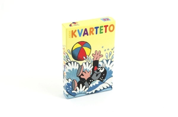 Kvartet Krtek društvena igra - karte u papirnatoj kutiji 6x9cm