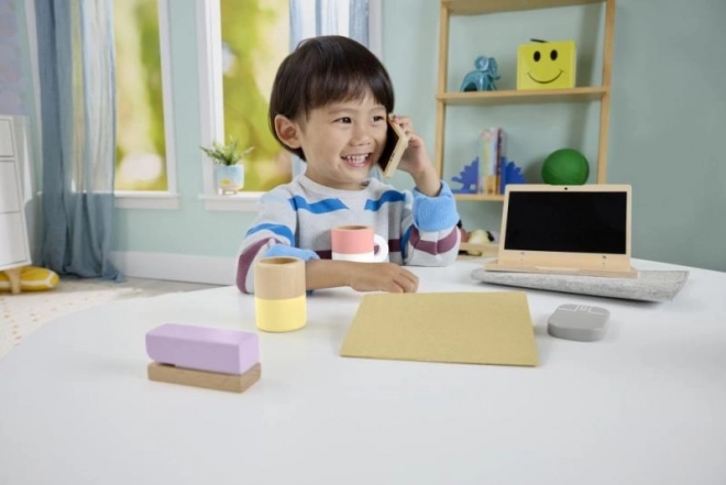 Fisher-Price drveni set rada od kuće za djecu (9 dijelova)