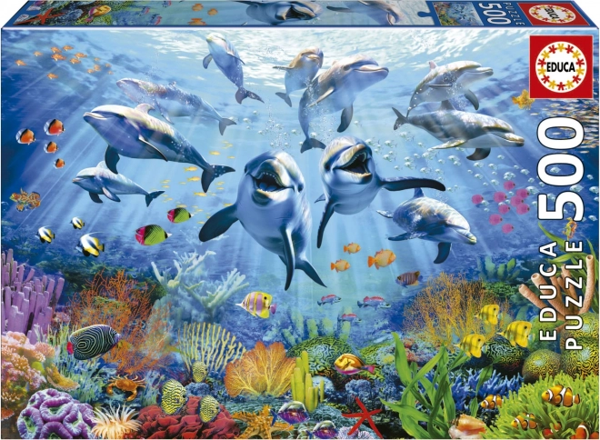 EDUCA Puzzle Zabava ispod površine 500 dijelova
