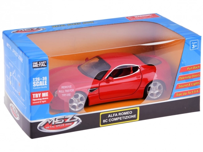 Metalni model automobila Alfa Romeo 8C Competizione skala 1:32