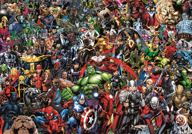 Kolekcionarske puzzle 1000 dijelova Compact Puzzle Marvel