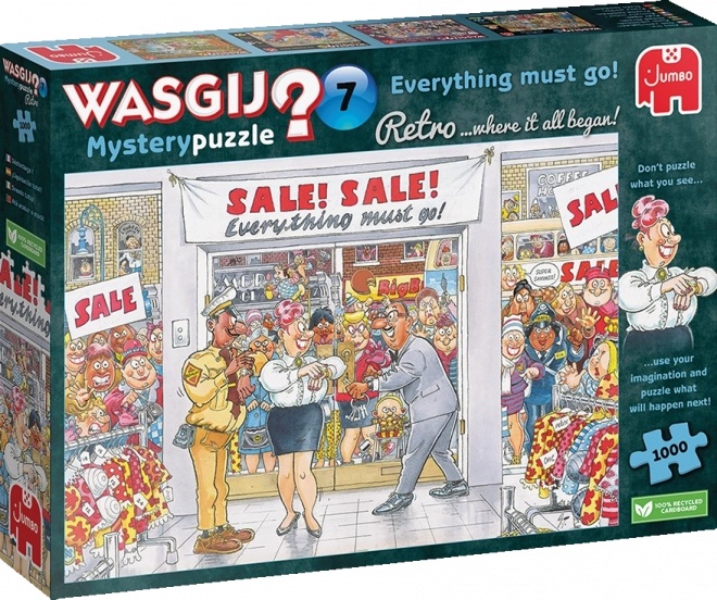 JUMBO Puzzle WASGIJ Misterija 7: Sve mora otići! 1000 dijelova