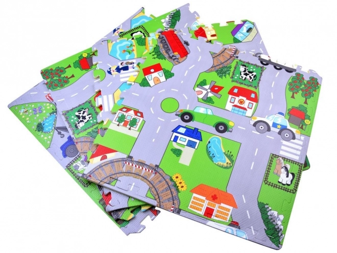 Pjenasta podloga street puzzle EVA ZA2510