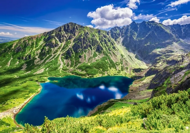 Slagalica 500 dijelova Czarny Staw Gąsienicowy, Tatre, Poljska