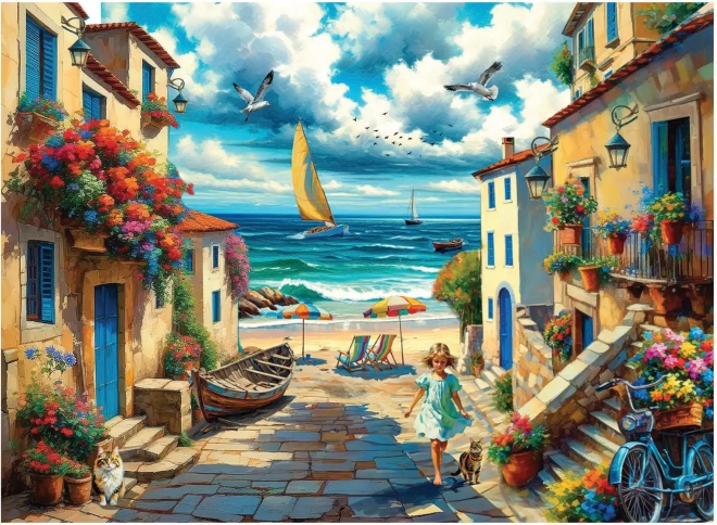 Puzzle Šarmantno selo 1000 komada