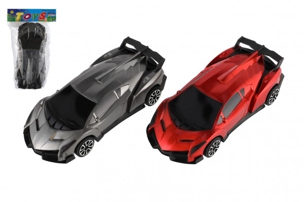 Auto trkaći plastika 22cm na zamajac 2 boje u vrećici 17,5x27cm