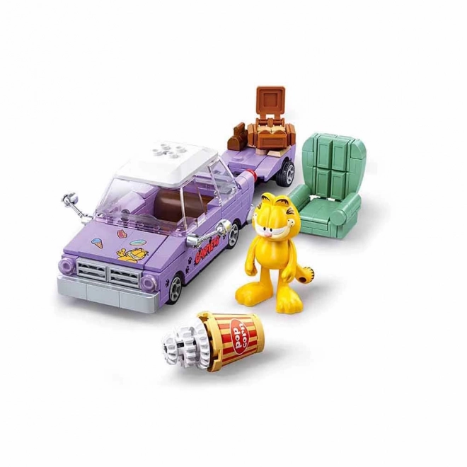 Garfieldova luda vožnja - set za gradnju Sluban