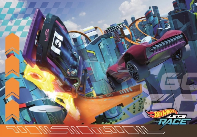 CLEMENTONI Puzzle Hot Wheels 2x60 komada
