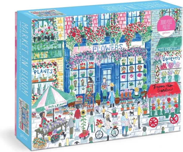 Puzzle Cvjetna tržnica 2000 dijelova