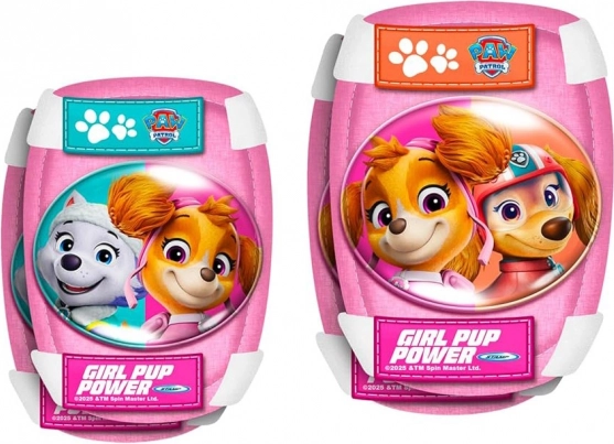Dječji zaštitni set s kapom i štitnicima Paw Patrol roza
