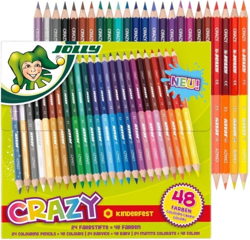 Dvostrane bojice Crazy 24/48 boja