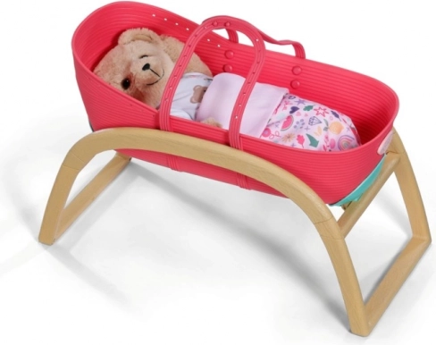 baby born krevetić 3 u 1 s kolijevkom i prijenosnom košarom