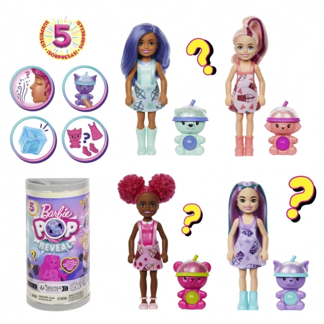 Barbie Pop Reveal Chelsea Bubble Tea lutkica