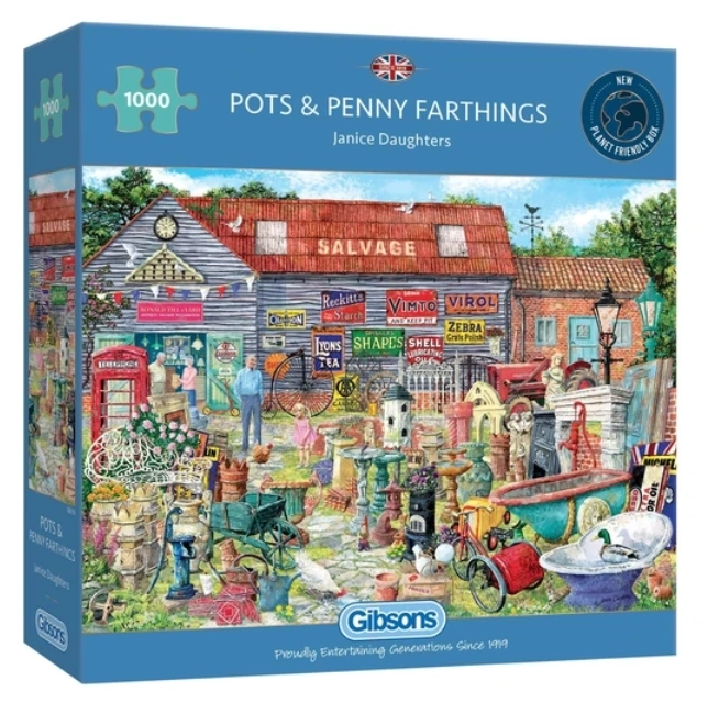 GIBSONS Puzzle Lonci i starudije za sitniš 1000 dijelova