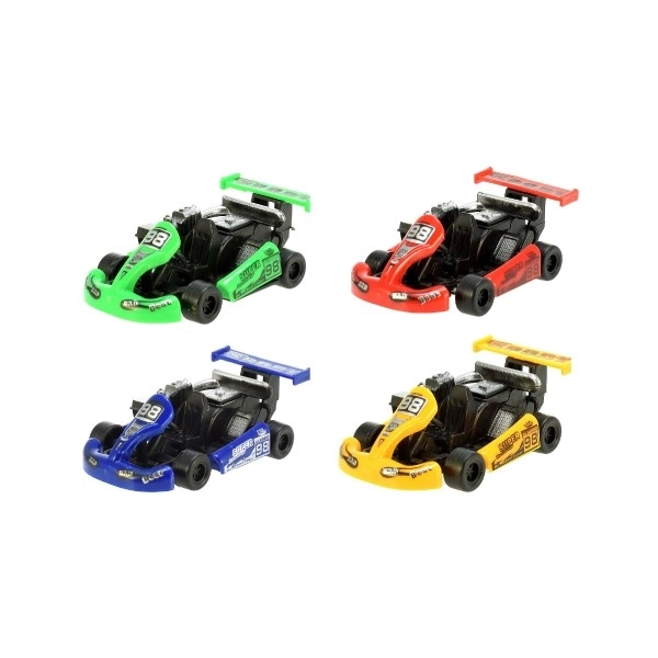 Plastična karting vozilica 9 cm - razne boje