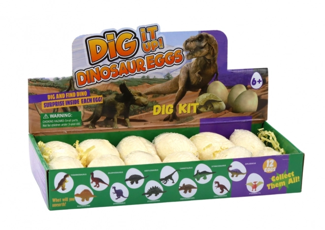 Arheološki set Iskopavanje Jaja Dinosaura 12 komada