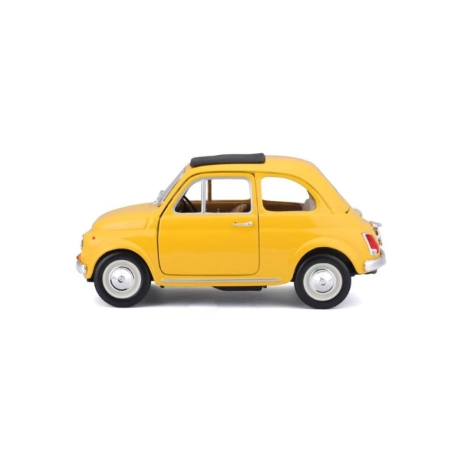 Bburago model automobila Fiat 500 F 1965 žuti 1:24