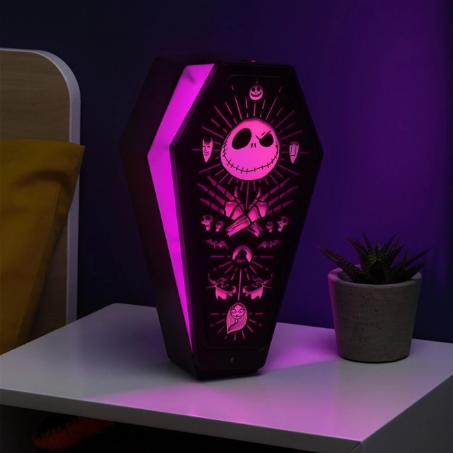 3D svjetlo Nightmare Before Christmas u obliku lijesa
