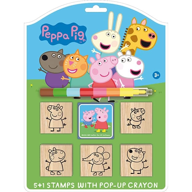Peppa Pig set pečata sa voštanom bojicom
