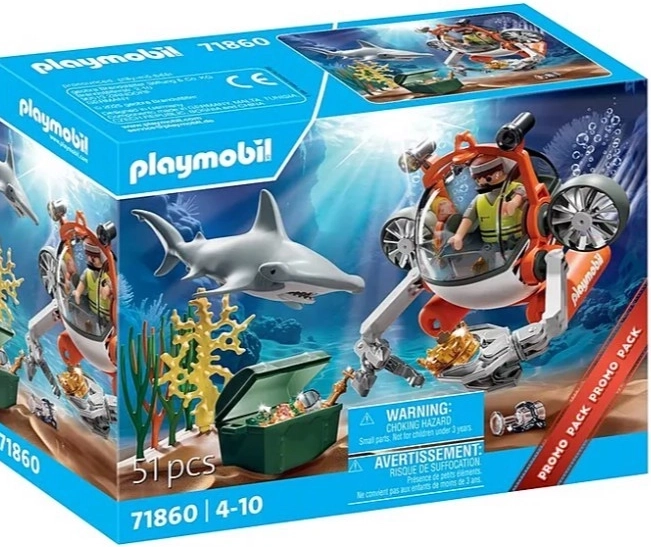 Playmobil lov na blago s podmornicom